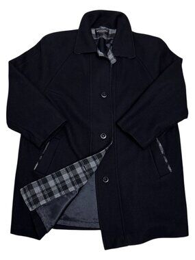 FEN-NELLI MONA LISA Wool Blend Vintage Retro Winter Casual Pea Coat Womens 3XL